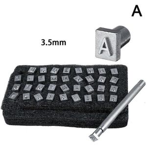 36Pcs Carbon Staal Alfabet Nummer Digitale Stempel Punch Engels Carving Ambachtelijke Brief Afdrukken Voor Lederen Gereedschap Set Handgemaakte Z4D9