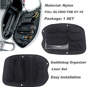 Voor Honda Gold Wing GL1800 Gl 1800 F6B 2001 2002 2003 2004 2005 2006 2007 Motorfiets Kofferbak Deksel organizer Bag Tool Tassen Case