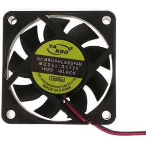 Pc Computer Cpu Systeem Glijlager Koelventilator 6015