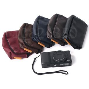 PU Leather Camera Soft Case Cover voor Panasonic TS7 FT7 TZ200 ZS200 TZ91 TZ90 ZS70 LX10 LX15 TZ80 ZS60 TZ100 ZS100 TZ70 TZ71