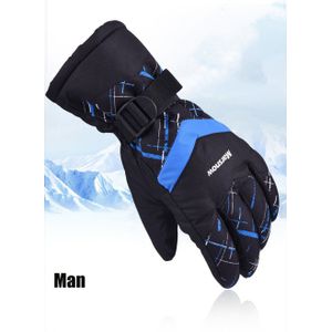 Ski Handschoenen Winter Waterdichte Warme Dikke Touch Screen Handschoenen Voor Mannen Vrouwen Fietsen Outdoor Klimmen Winddicht Sneeuw Handschoenen