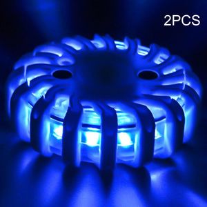 2Pcs Led Emergency Magneet Knipperend Night Lights Veiligheid Road Flare Noodverlichting Met Magnetische Voet Voor Auto Vrachtwagen boot