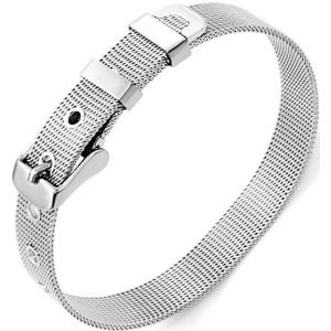 8Mm/10Mm Rvs Armband Bangles Polsband Mode Accessoire Fit Voor Slide Brieven Charms LSBR01-02