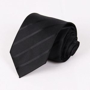 Business Stropdassen Voor Mannen Polyester Zwarte Stropdas Suits Skinny Lange Tie Mannen Stropdas Gravatas