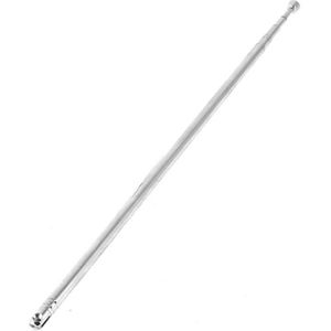Fm Radio Tv Zilver 100 Centimeter 5 Sectie Verwisselbare Antenne Vervanging