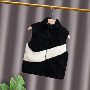 Soild Wol Warm Vest Voor Baby Jongens Kinderen Bovenkleding Winter Kleding Jassen Meisjes Kleding Winter Stijl Bont Vest jongen Jassen