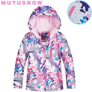 Kinderen Ski Jas Merken Winter Wind-Proof Dwindproof Water Sneeuw Jas Winter Ski Meisjes En snowboard