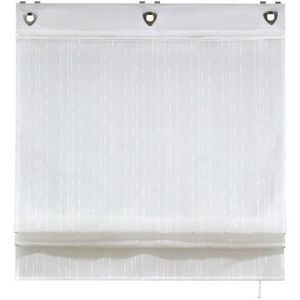 Romeinse Gordijnen Pure White Regendruppels Polyester Windows Tulle Panel Gordijnen Voor Thuis Keuken Decoratie 1Pcs