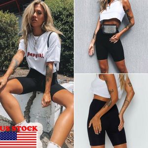 Dames Outdoor Oefening Vlakte Actieve Zomer Fietsbroek Stretch Basic Korte Solid Black Soft Wear Shorts Voor Vrouwen Vrouwelijke