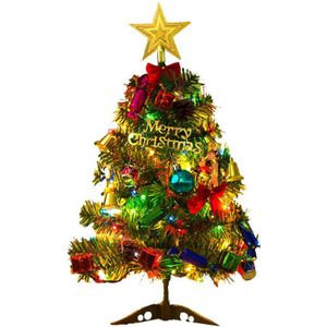 50cm LED Kerstboom Tafel Decoratie Xmas Party Ornament Voor Thuis Kantoor Tafelblad Etalage DIY Kerst Decor 5