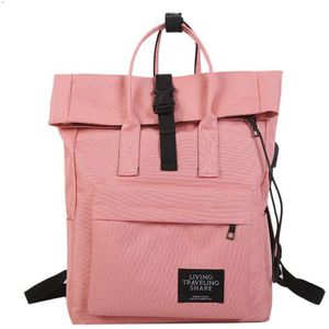 Preppy Vrouwen Tas Voor School Tieners Meisje Vintage Stijlvolle Schooltas Dames Canvas Stof Schooltas emale Boekentas Mochila