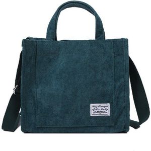 Luxe Handtas Corduroy Dames Tas Trend Enkele Schoudertas Effen Kleur Gesp Messenger Bag Kleine Vierkante Tas