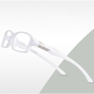 Zerosun Wit Brillen Frame Mannelijke Sportbril Mannen Ultra Light Prescription Bril Bijziendheid Dioptrie Optische Eyewear Black