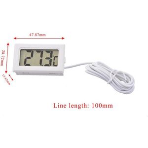 1Pcs Lcd Digitale Thermometer Waterdicht Aquarium Thermometer 2 Seconden Digitale Sensor Weerstation