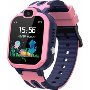 Y52 IPX7 Waterdichte Kids Smart Horloge Gps Lbs Locatie Tracking Smartwatch Sim-kaart Twee-Weg Gesprek Sos Camera Anti verloren Kids Horloge