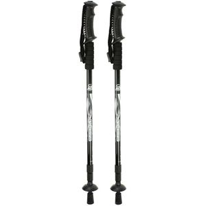 2 stks/partij Anti Shock Nordic Walking Stokken ultralichte Wandelschoenen Wandelen Canes Telescopische Trekking Poles Rubber Tips Protectors