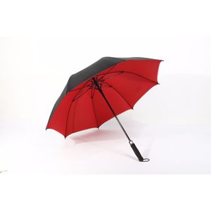 Lange Handvat Grote Golf Paraplu Vrouwen Reizen Parasol Regen Paraplu Mannen 8K Sterke Dubbele Winddicht Glasvezel
