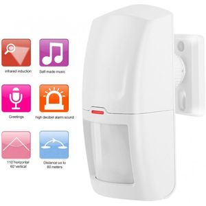 Draadloze Beveiliging Alarm 1 Geluid Licht Sirene 1 Infrarood Sensor 1 Magnetische Sensor (JD11 + 03D + 03B)
