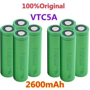 100% 2600Mah VTC5A 18650 Batterij Li-Ion Lithium Batterij Hoge Capaciteit 2600Mah Voor Zaklamp Koplamp Sony Batterijen