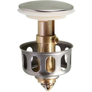Universele Wastafel Bounce Afvoer Filter Sink Ronde Ring Overloop Spare Cover Tidy Chrome Trim Badkamer Keramische