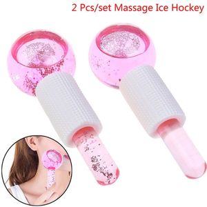 2 Stk/set Energie Koeling Ijs Globe Beauty Bal Ijshockey Gezicht Eye Massager Roller