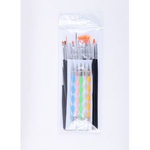 Manicure Borstel Set 20 Nail Schilderen Pen Pull Pen Fototherapie Pen Boor Pen Nail Tool Set