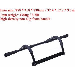 Deur Horizontale Balken Staal Verstelbare Home Gym Workout Chin Push Up Pull Up Training Bar Sport Fitness Sit-Ups apparatuur fitness equipment gym equipment pesas pull up bar