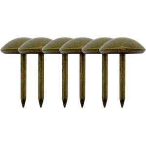 100Pcs Antieke Bronzen Deur Hout Doornail Hardware Glad Meubelen Bekleding Nail Verdikte Sieraden Borst Punaise Sofa