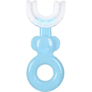 Kids U-Vormige Tandenborstel Food Grade Zachte Siliconen Borstel Hoofd, 360 ° Orale Tanden Reinigen Voor Peuters En Kinderen