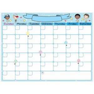 Whiteboard Magnetische Kalenders Voor Koelkast Familie Notepad Daily Planner D Panel Zelfklevende Villaggio Di Natale