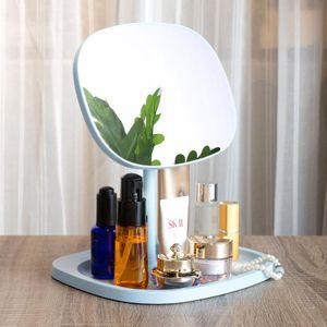 Hoge Lijst Gezicht Make-Up Spiegel Desktop Spiegels Badkamer Vanity Vouwen Mirroring Desktops Draagbare Beauty Tools