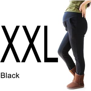 Moederschap Warme Leggings Xl Xxl 3XL 4XL Fluwelen Katoen Zwart Winter Legging Broek Voor Zwangere Vrouwen Kleding Gebreide Zwangerschap