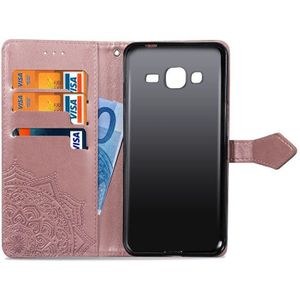 Luxe Leather Flip Cases Voor Samsung J3 J3 6 Portemonnee Kaarthouder Telefoon Case Voor Samsung Galaxy J3 j320 SM-J320F Cover
