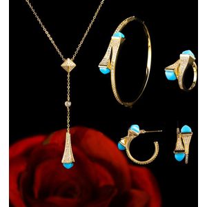 Janekelly4pcs Bridal Zirconia Volledige Sieraden Sets Voor Vrouwen Party, Luxe Dubai Nigeria Cz Bruiloft Sieraden Sets