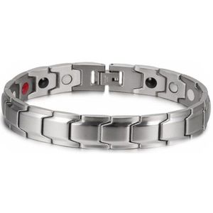 Mannen Magnetische Therapie Armband Klassieke Titanium Staal Anti-Snurken Gezondheidszorg Anti Snurken Polshorloge Slaap Snurken