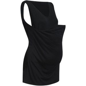 Vrouwen Mouwloze Kangoeroe Mama Pocket Tops Borstvoeding Blouse ropa mujer Kleding Voor Zwangere Vrouwen borstvoeding F1