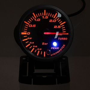 Auto Turbo Boost Gauge Vacuum Meter Druk Deel Accessoires 2.5 ""Universele Auto Bar 12V