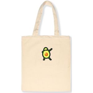 Toevallige Boodschappentas Canvas Stof Herbruikbare Kruidenier Leuke Tote Grote Opvouwbare Tassen Eco Shopper Kawaii Zonnebril Avocado Print