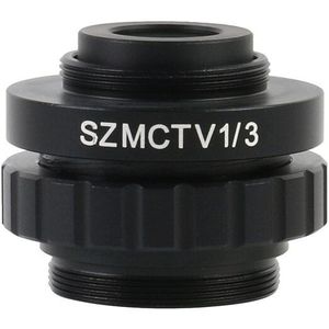 0.5X 0.35X 1X C-Mount Lens Szm 1/2 1/3 Ctv Adapter Voor Trinoculaire Stereo Microscoop Vervanging Accessoires