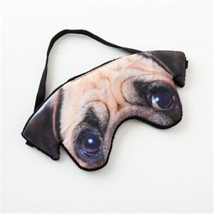 Slapen Oogmasker Katoen 3D Dier Eyeshade Leuke Travel Rest Eye Cover Shadow Slaap Aid Kids Blinddoek Hond Kat Tijger