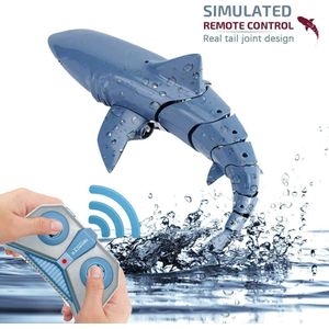 Haai Afstandsbediening Speelgoed, 2.4G Afstandsbediening Simulatie Haai Boot, onderwater Rc Elektrische Racing Boot Speelgoed Boot, Kinderen Zwembad