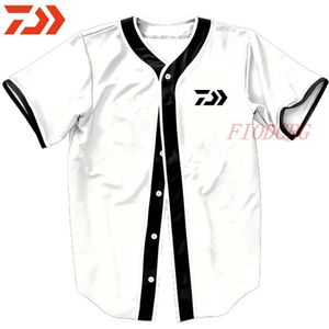 Daiwa Dawa Vissen Kleding Zomer Jas Korte Mouw Koude Sensation Zonnebrandcrème Anti-Uv Sneldrogende Ademend Shirts Pesca Daiwa