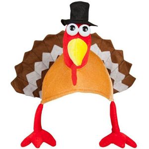 Kinderen Cartoon Hoofddeksels Thanksgiving Decoratie Hoed Festival Accessoires Turkije Kostuum Hoofdband Funny Party Decoraties