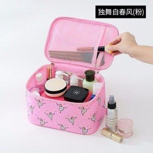 Reizen Make-Up Tas Organizer Polyester Vrouwen Cosmetische Tas Waterdichte Draagbare Toilettas Dames Voor Neceser Mujer Opslag Kits