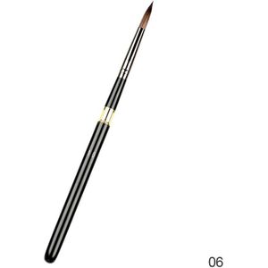 1Pc Artistieke Art Eekhoorn Haar Kwast Schilderij Borstels Afneembare Aquarel Borstel Voor Tekening Art Supplies