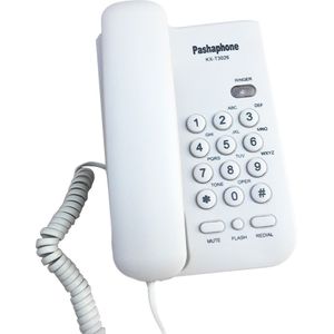 Fast Dial Mini Draagbare Grote Knop Vaste Caller Id Thuis Kantoor Luid Geluid Wandmontage Draadgebonden Telefoon Hotel Business