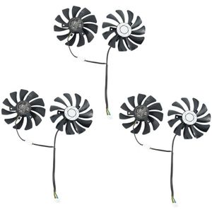 3 Paar Videokaart Fan 85Mm Ha9010h12f-Z 4Pin Koeler Ventilator Voor Msi Gtx 1060 Oc 6G Gtx 960 p106-100 P106 Gtx1060 Gtx960