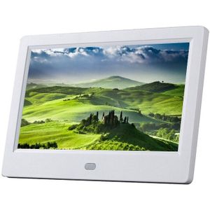 7 Inch Digitale Foto 16:9 Frame Foto/Muziek/Video Speler/Kalender/Klok/Auto-On/Off Timer, reclame Speler Met Afstandsbediening