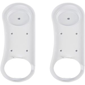 2X Elektrische Tandenborstels Houder Stand Ondersteuning Wit Tand Opzetborstels Base Met Lader Gat Voor Orale B 3709 3728 D18