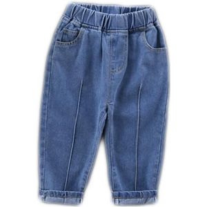 Jongens Broek Lente Kinderen Jeans Elastische Taille Stretch Denim Kleding Kinderen Broek Voor 2 Tot 6 Jaar Jongens Jeans